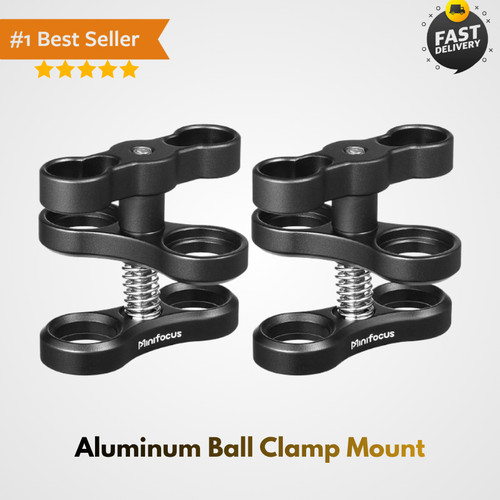 Dual ball clamps for - dual, diving